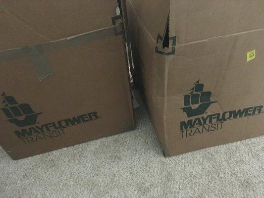 Boxes used by movers/packers (in response to H&S's reply).