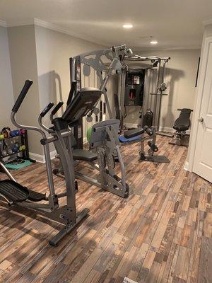 Work out area