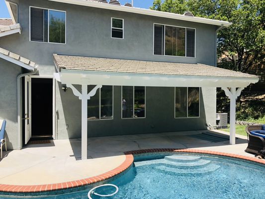 Patio cover with Roofing- Saugus