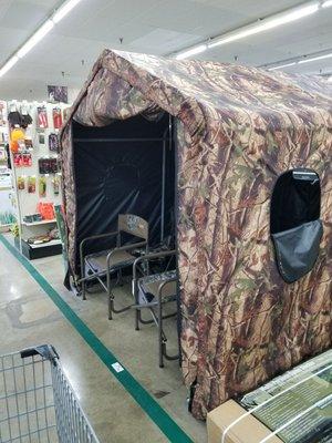 Camo tent