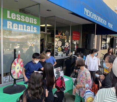 Kids Rock Band performs at the Downtown Arcadia Halloween Festival