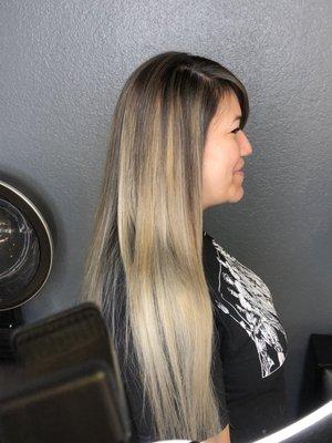 Balayage ombré. Color correction by Vic