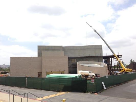 Performing Arts Building in the making at the SDHS parking lot 5/23/13