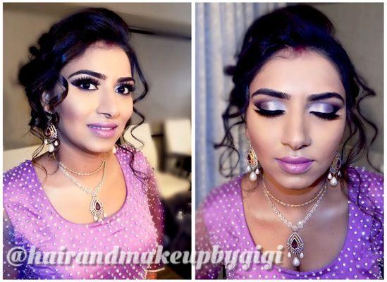 Formal bridal makeup