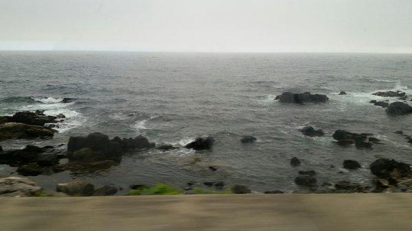 The Atlantic sea coast along Kennebunkport, Maine