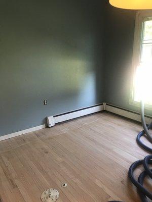 Sanded floors