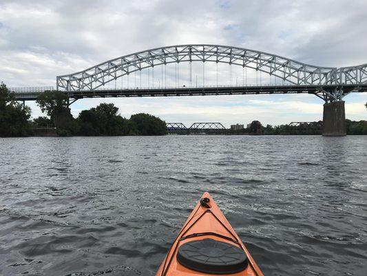 Iconic Aragoni Bridge bringing Portland and Middletown closer together.