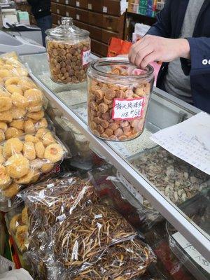 Dried scallops for Grandma.