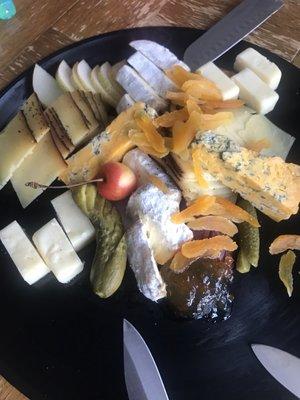 Cheese and pairings plate