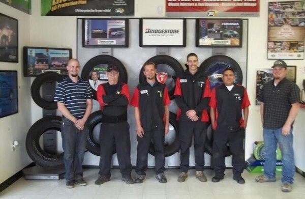 The Team from Cottonwood Auto & Tire before they closed down.