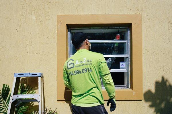 Miami, FL  Impact Window Installation by A to Z GC Home Improvements