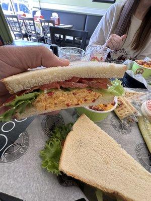 Pimento Cheese BLT Sandwich! Very tasty and definitely recommend!