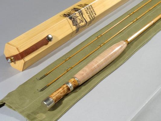 Hand crafted Performance Split Cane Rods for Fly Fishing, custom orders and landing nets as well.