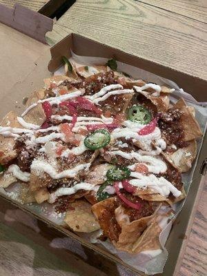 Brisket nachos