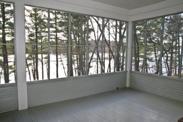 Beautiful view of the Mississippi River from the back porch of the Lindbergh Home