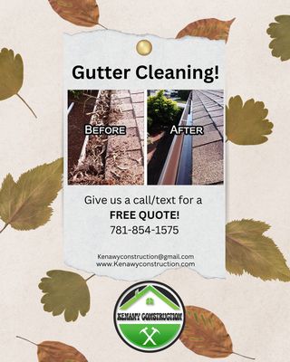 we offer gutter cleaning services as well!