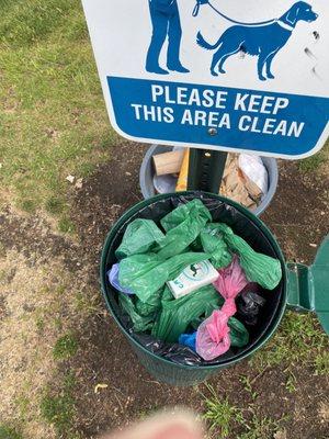 Never is clean the public out house +the dog waste Can *the public ashtray is locate just under 6 feet of bedroom windows.