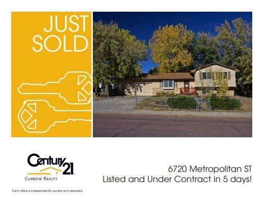 Sold-6720 Metropolitan St, Colorado Springs, CO