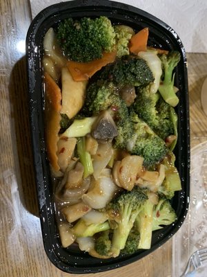 Mixed veggies with garlic