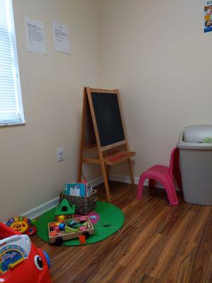 Inside one of the rooms for patients.