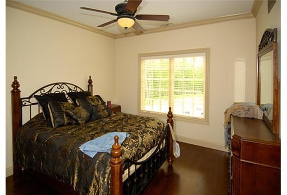 Custom built home in Montgomery, NY.
One of the four bedrooms with a jack and jill bathroom.