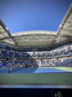 Practice session in Ashe from Photog Pit