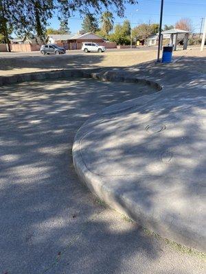 Skate area, first I've seen out of the dozen I've witnessed.