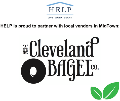 Susanna's Café by HELP Harvest is thrilled to highlight our partnership with Cleveland Bagel Co., local vendor in MidTown.