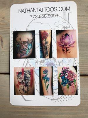 Water color tattoos!