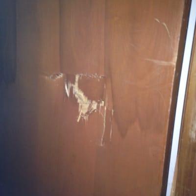 Damaged by movers