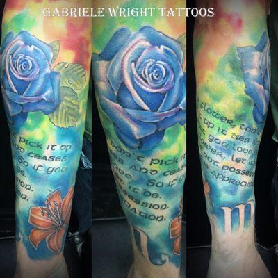 Gabriele. Custom Tattoo.