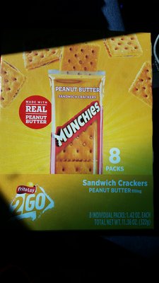 8 count snack cracker pack for $1 (with on store coupon)