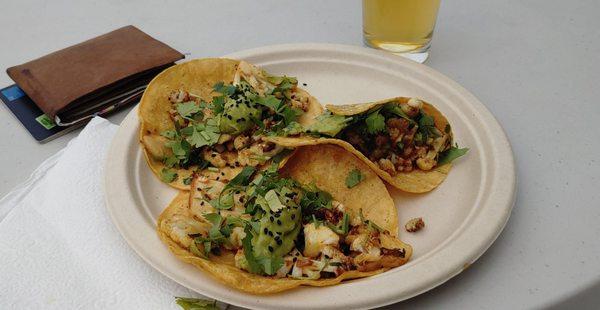 Cauliflower & Avocado Vegan Tacos!