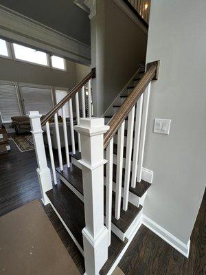 Stairs and handrail installation and refinishing