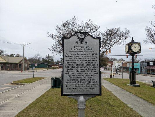 Blackville Historical Marker