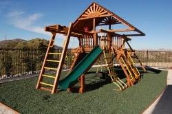 Rainbow play structure