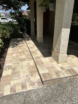 Front patio walkway