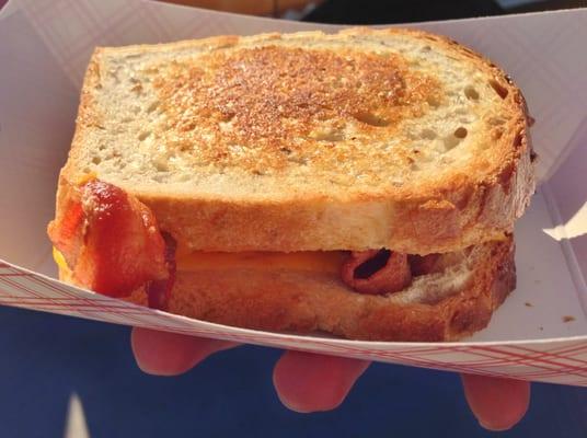 CBT - cheddar, bacon and tomato sandwich