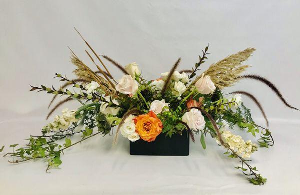 Beautiful center piece from Your Event Florist, ordered last fall.