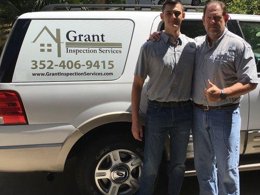 Owner John Grant with his son John whom currently attends The University of South Florida as an Economics Major.