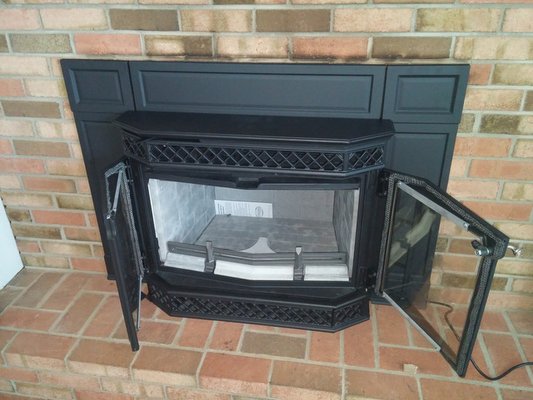 This is a Wood Burner Insert conversion.