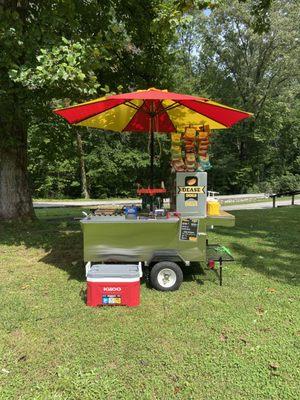 Dease Dogs hot dog cart