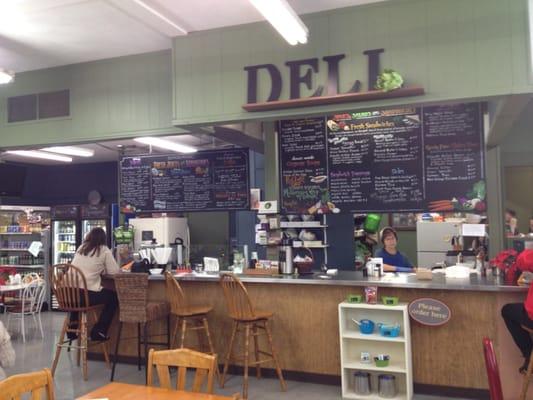 The remodeled deli, with amazing smoothies, soups and sandwiches