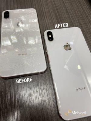 Broken back glass? We can fix it! Same day repair.