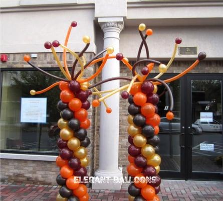 outdoor balloon column