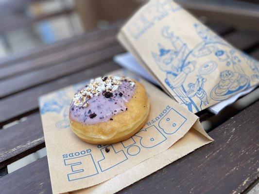 Blueberry Sweet Corn Cream donut