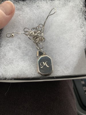 My engraved locket