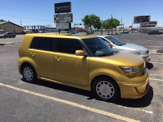 Wife's Scion XB done rite at NM Tint!!!!!!