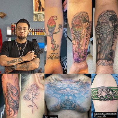 Artist Mancha your go to for cover up work