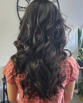 Lots of layers and curls.